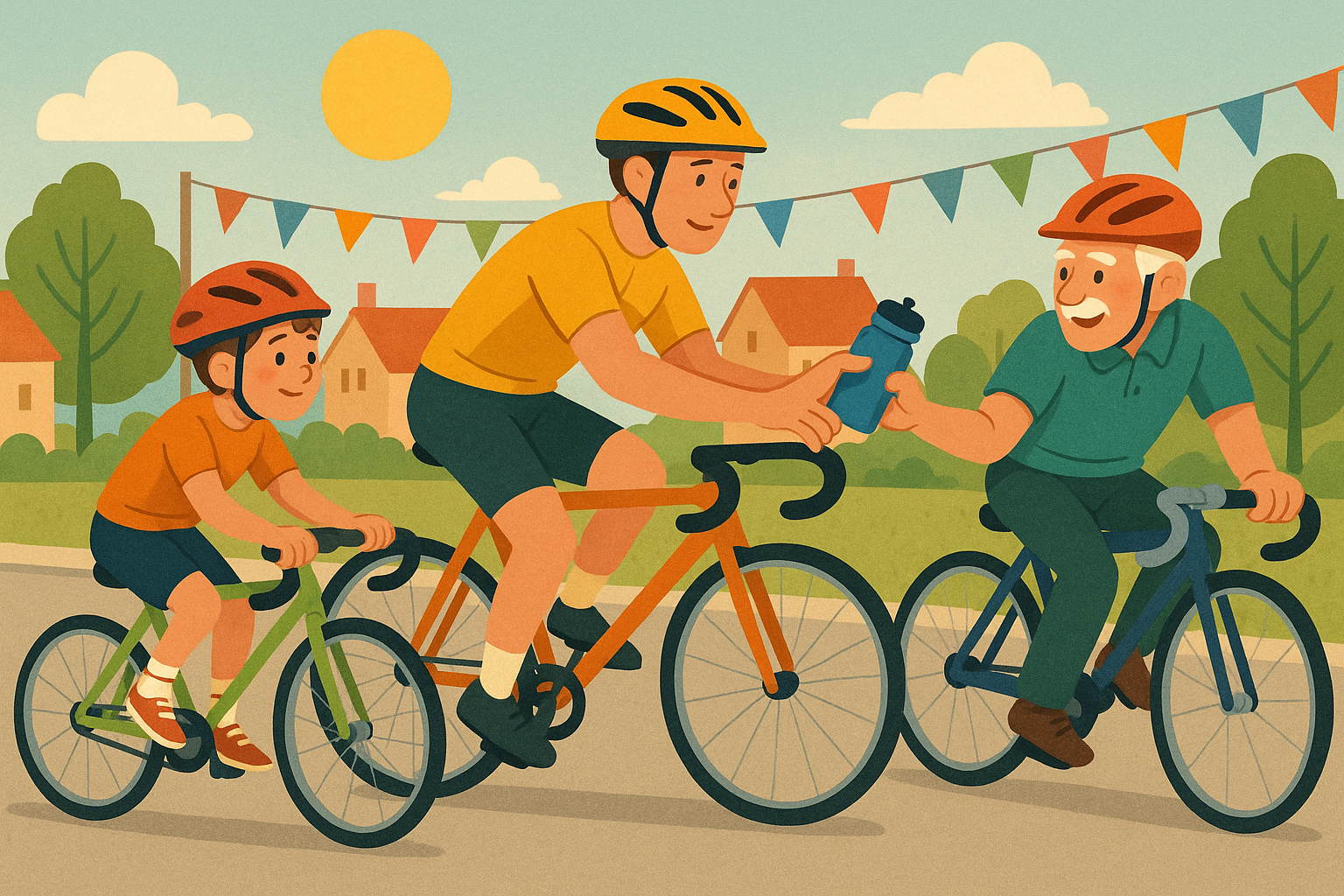 Foto: Opfriscursussen en workshops voor fietsers van 65 jaar en ouder in de gemeente Bergeijk