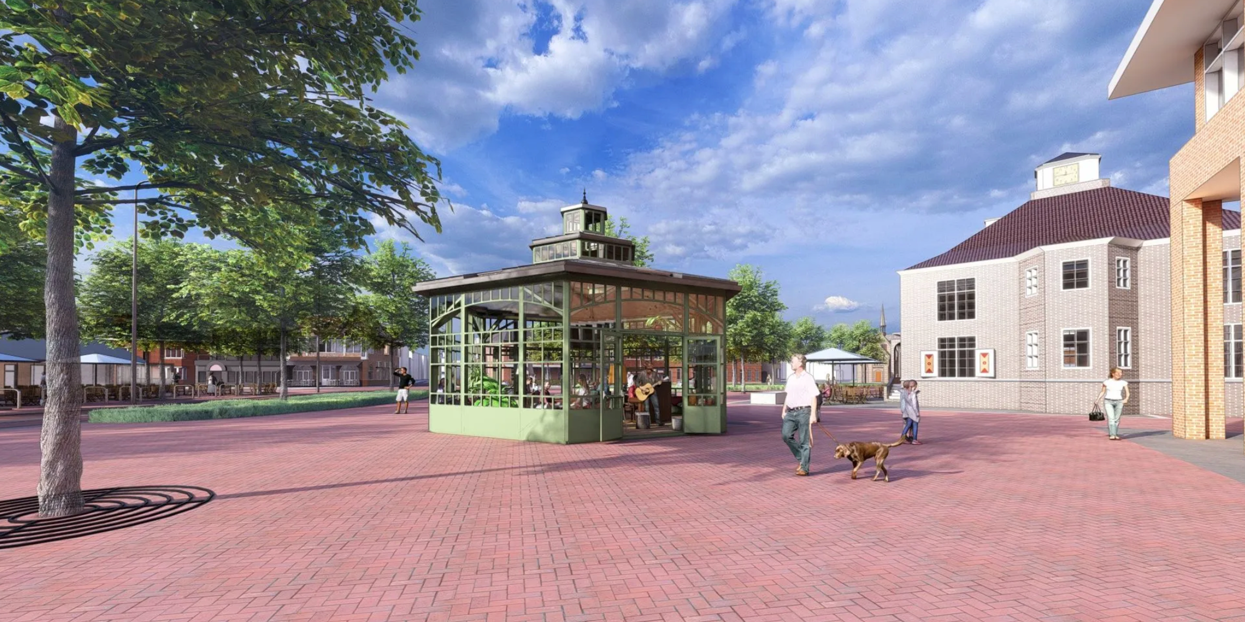 Foto: Marktpaviljoen Valkenswaard mag blijven staan, gemeente moet wel proceskosten betalen