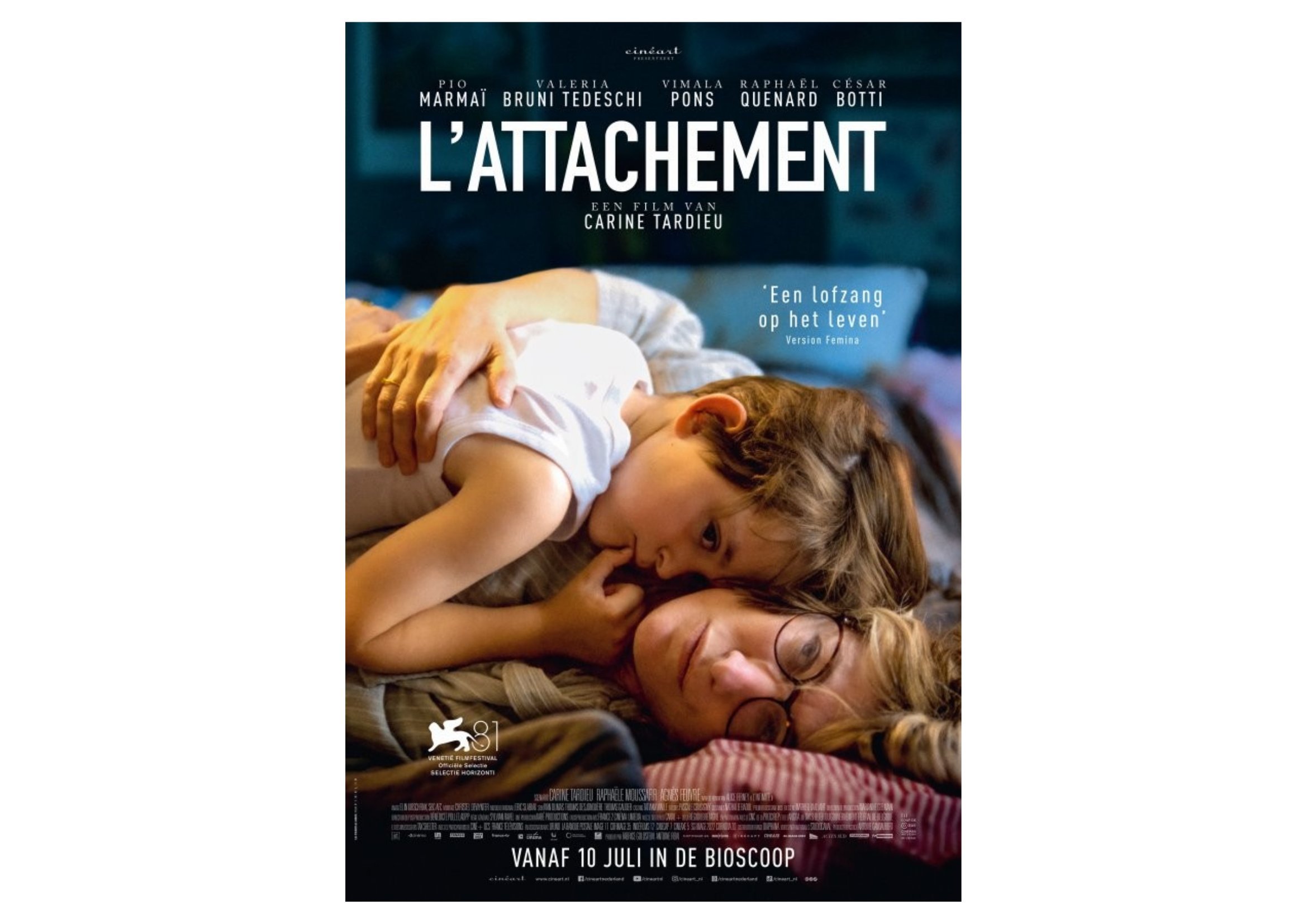 Foto: Bioscoopavond in Kulturhus Epe: L’Attachement op vrijdag 27 maart