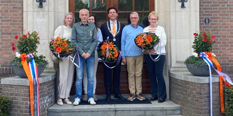 Foto: 2 Koninklijke Onderscheidingen in Heerde