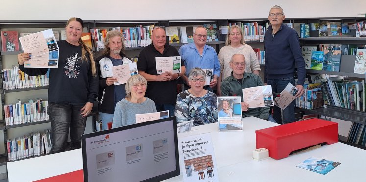 Foto: Cursus werken met laptop en tablet in Bibliotheek Heerde succesvol afgerond