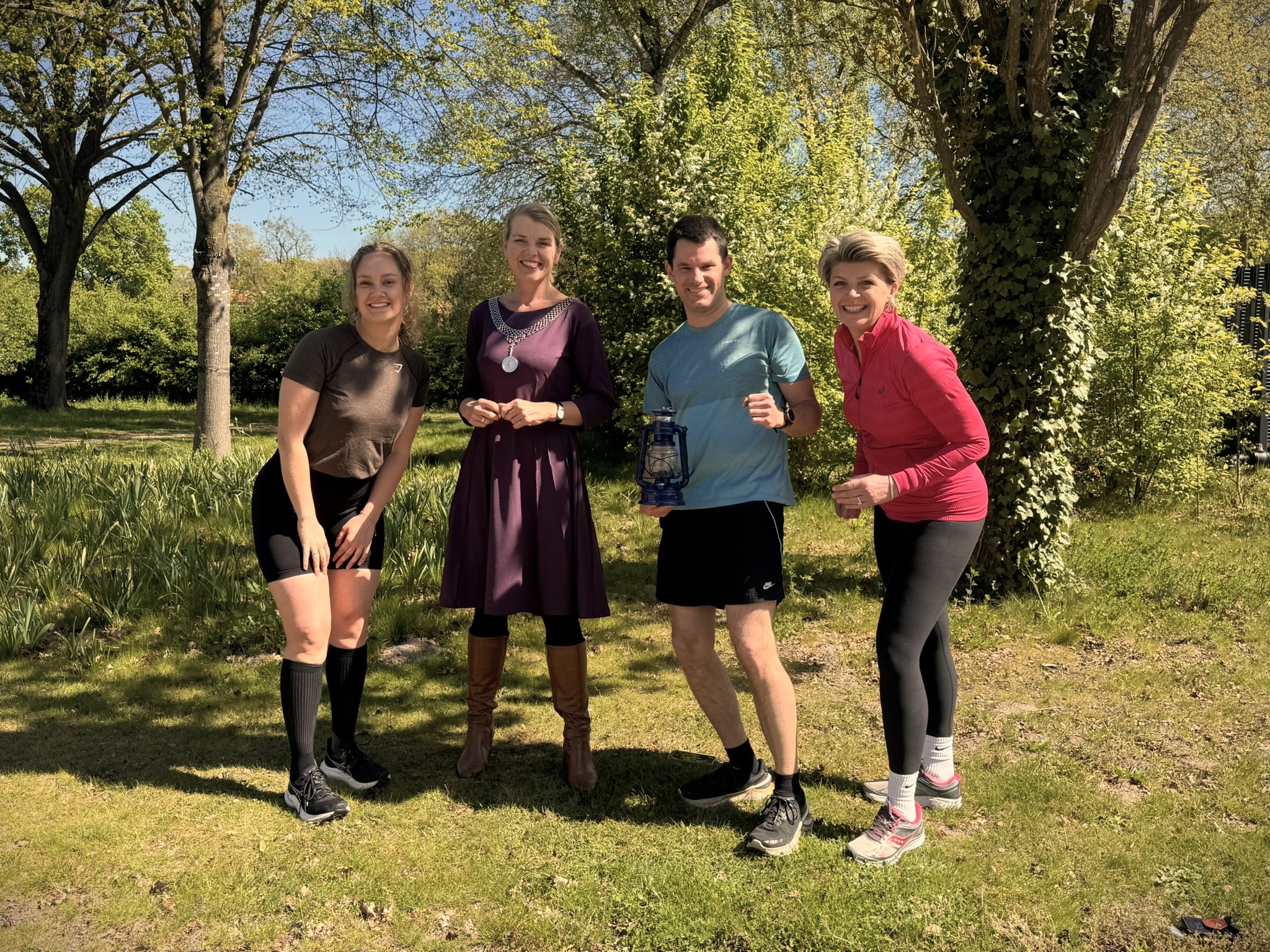 Foto: Voorster bevrijdingsestafette vanuit Wageningen