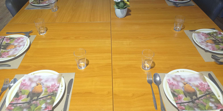 Foto: Samen eten in Bloemfontein Vaassen