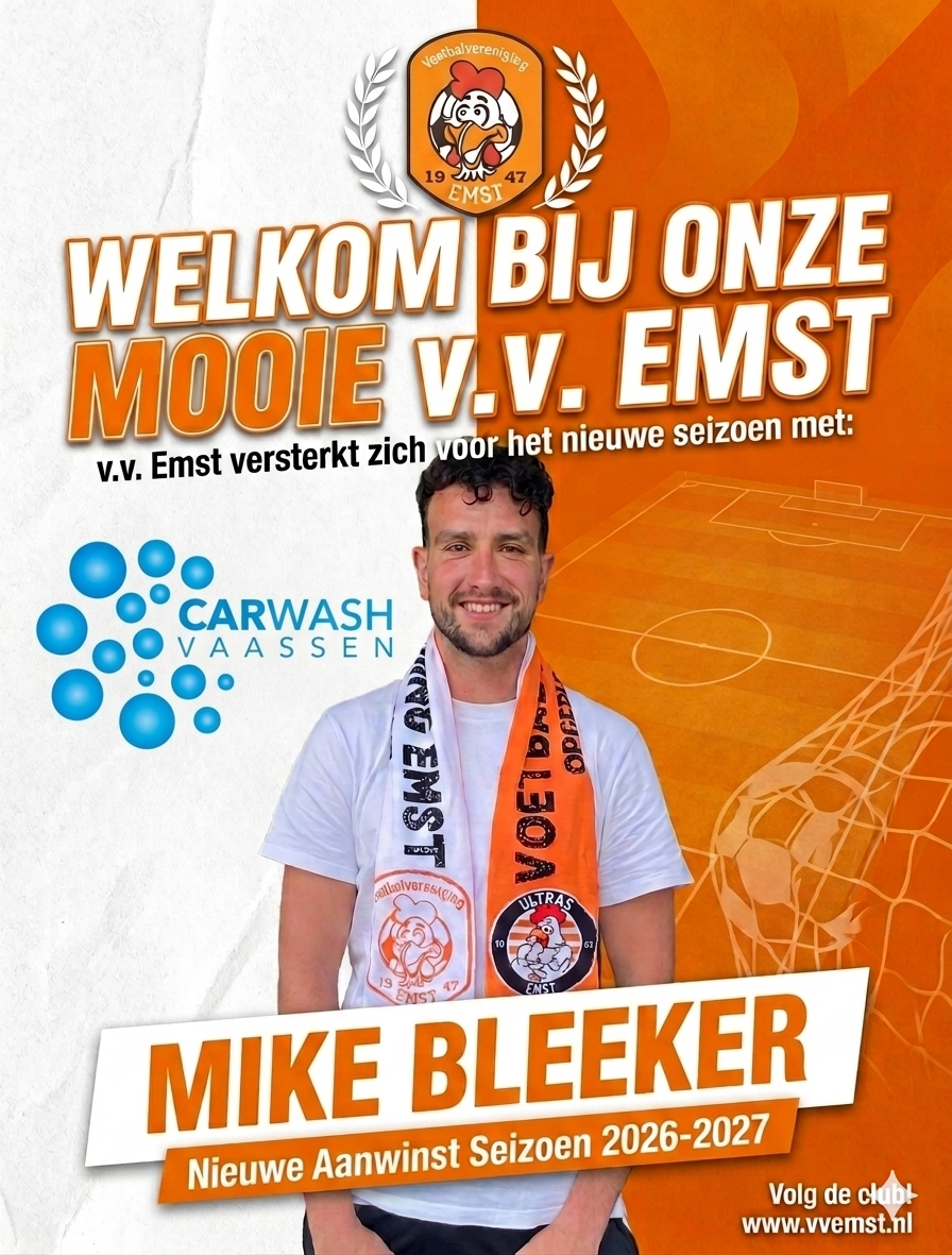 Foto: V.v. Emst slaat slag met komst ervaren verdediger Mike Bleeker