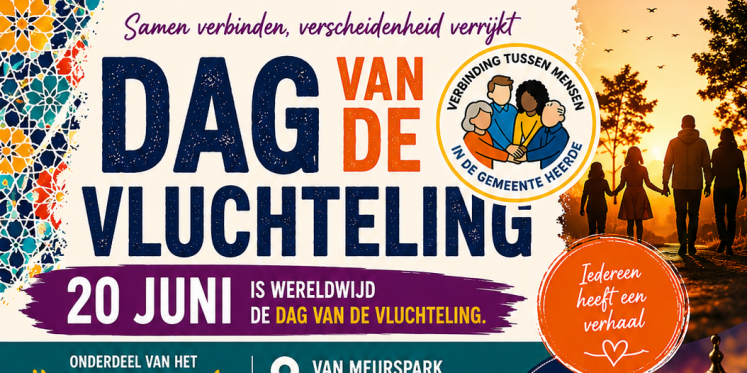 Foto: Aandacht voor Dag van de Vluchteling op Heerdelijk Festival