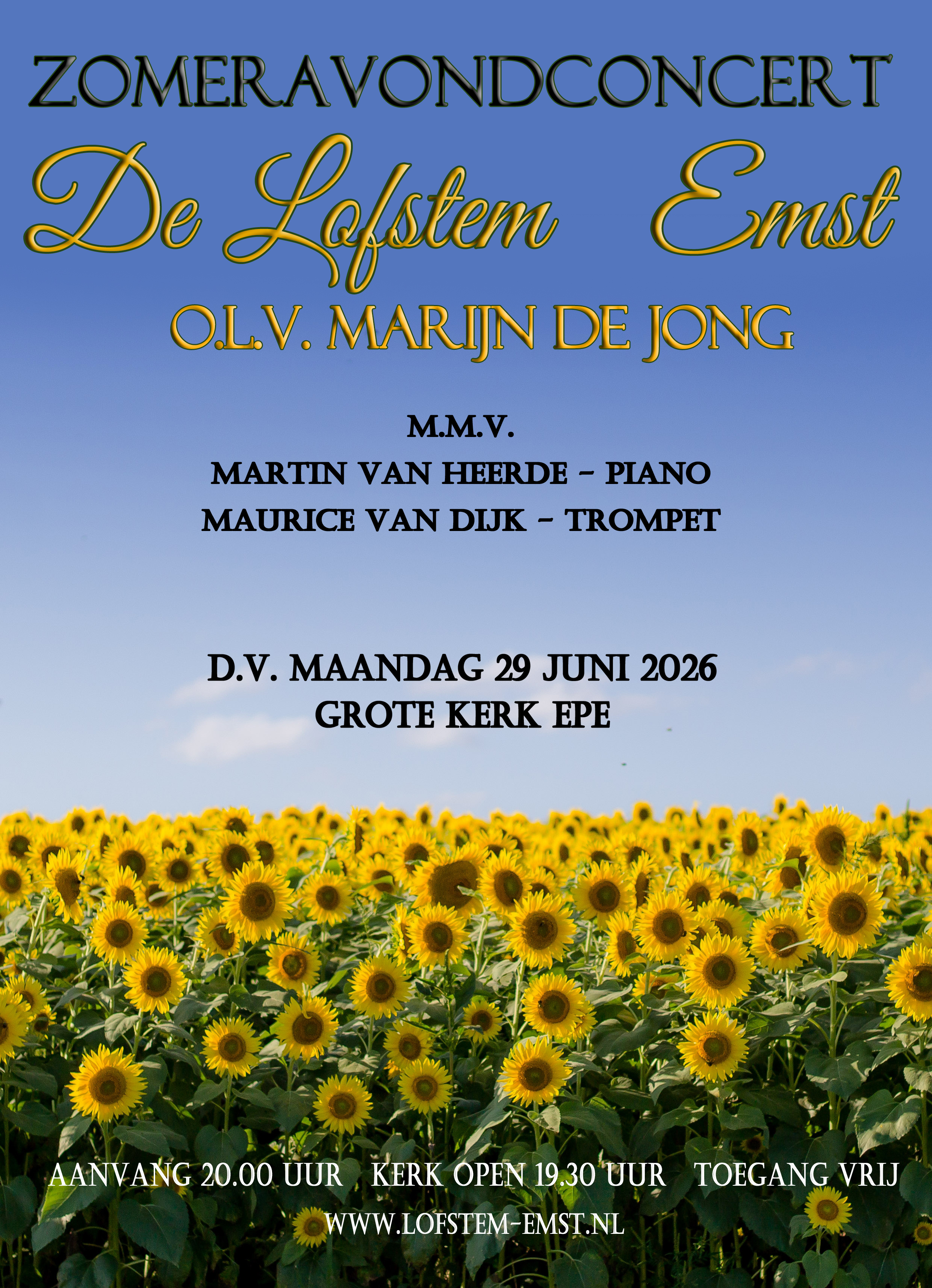 Foto: Zomeravond concert cgz De Lofstem