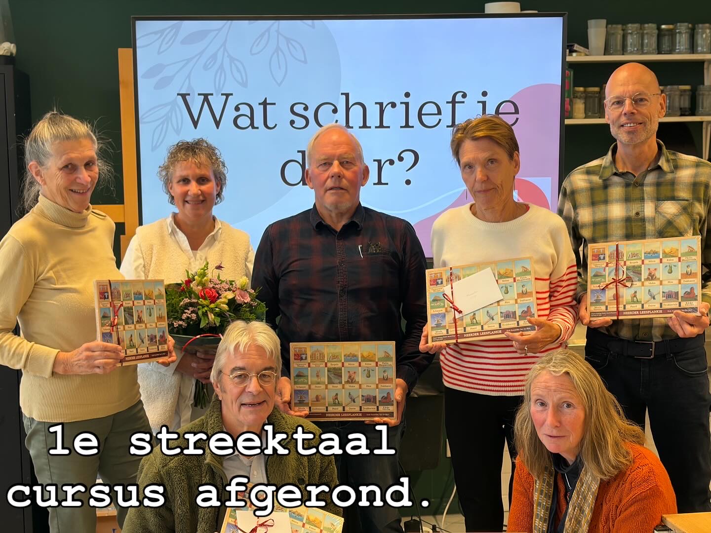 Foto: Cursus streektaal in Oene