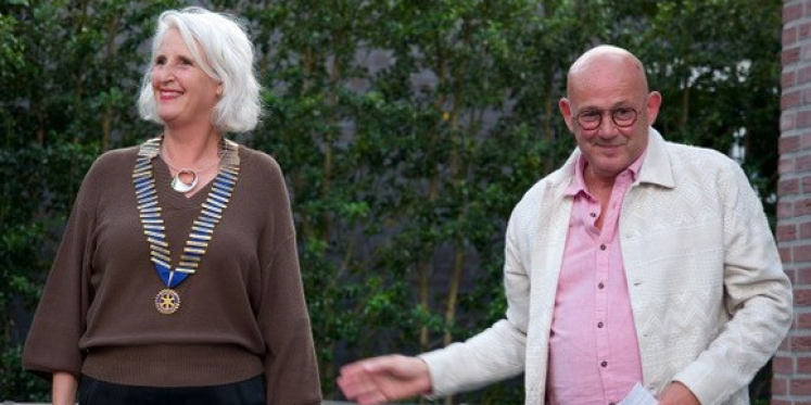 Foto: Nieuwe voorzitter rotaryclub Hattem-Heerde