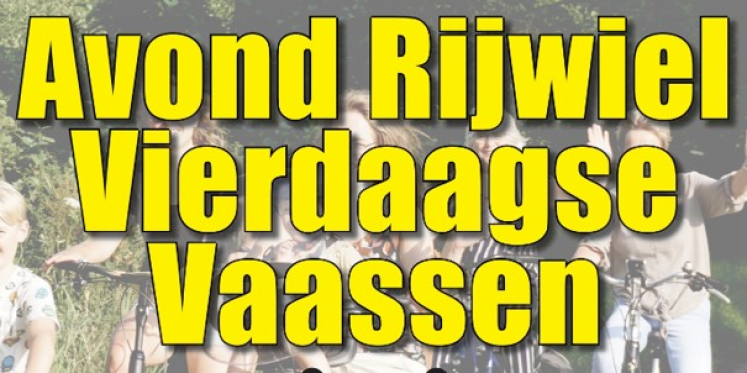 Foto: 52e Vincent Wijnbergen Fietsen Avond Rijwiel Vierdaagse Vaassen