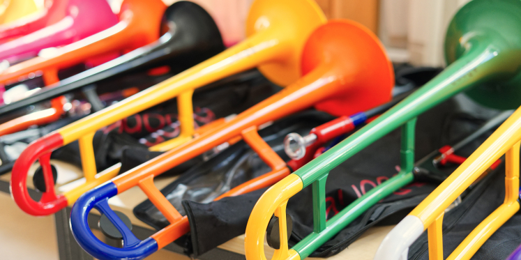 Foto: ZomerKUNST: muziek met Buurtband instrumenten + Pbones