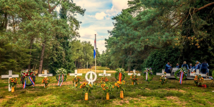 Foto: Herdenking einde 2e Tweede Wereldoorlog