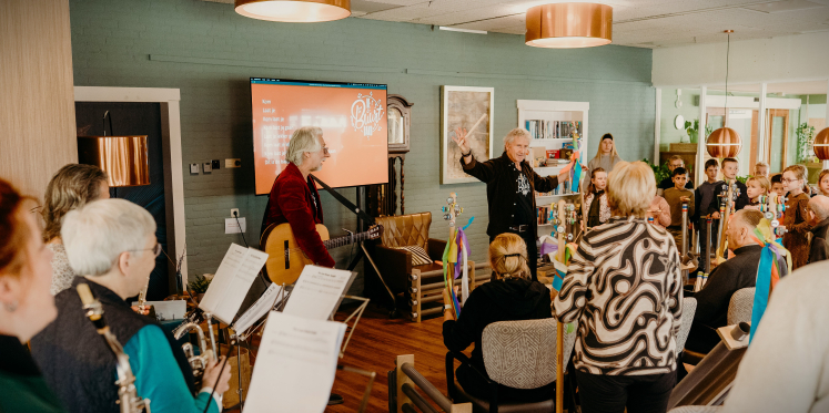 Foto: BuurtBand Voorst start weer: muziek maken geeft energie!