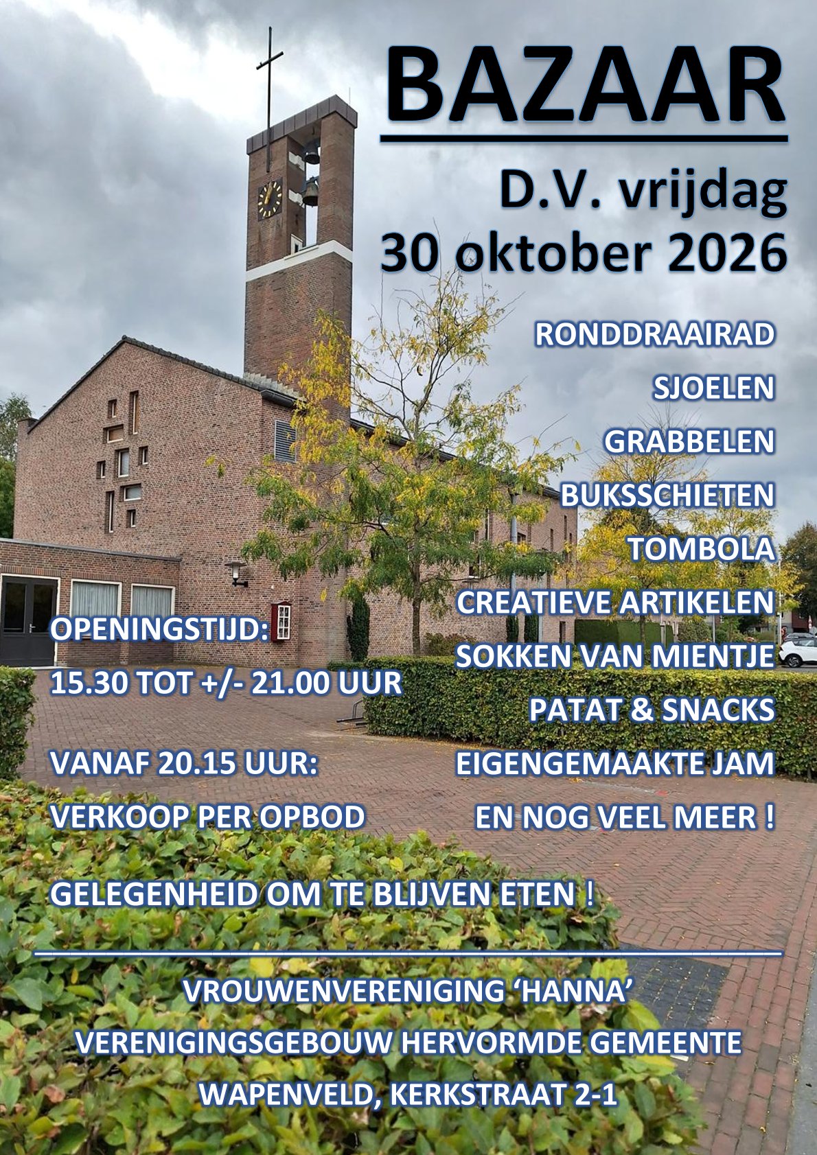 Foto: Bazaar vrouwenvereniging Hanna