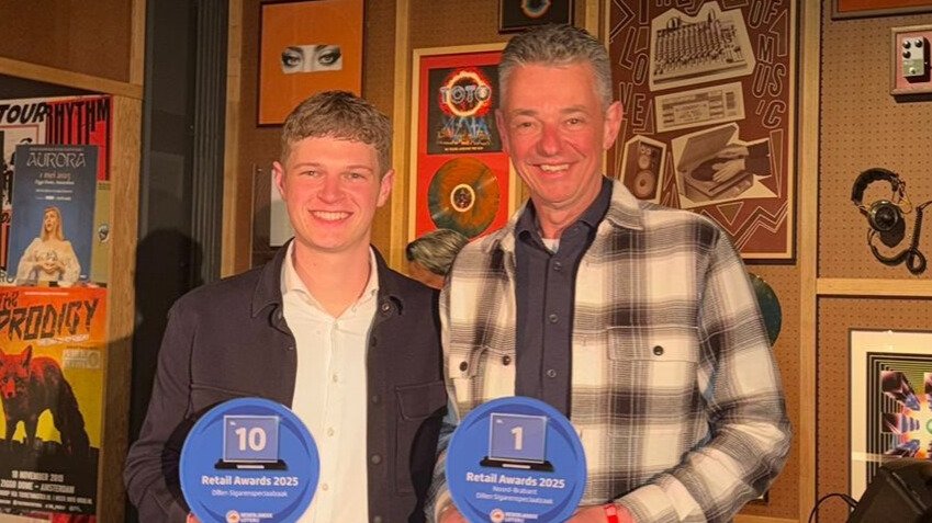 Foto: Dillen (geluks)tabakswinkel in Veldhoven beste Loterijverkooppunt van Noord Brabant