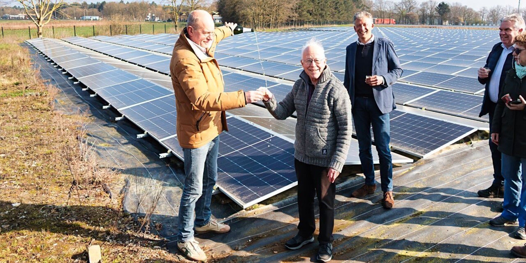 Foto: Feestelijke start campagne Zonnepark D’Aasdonken