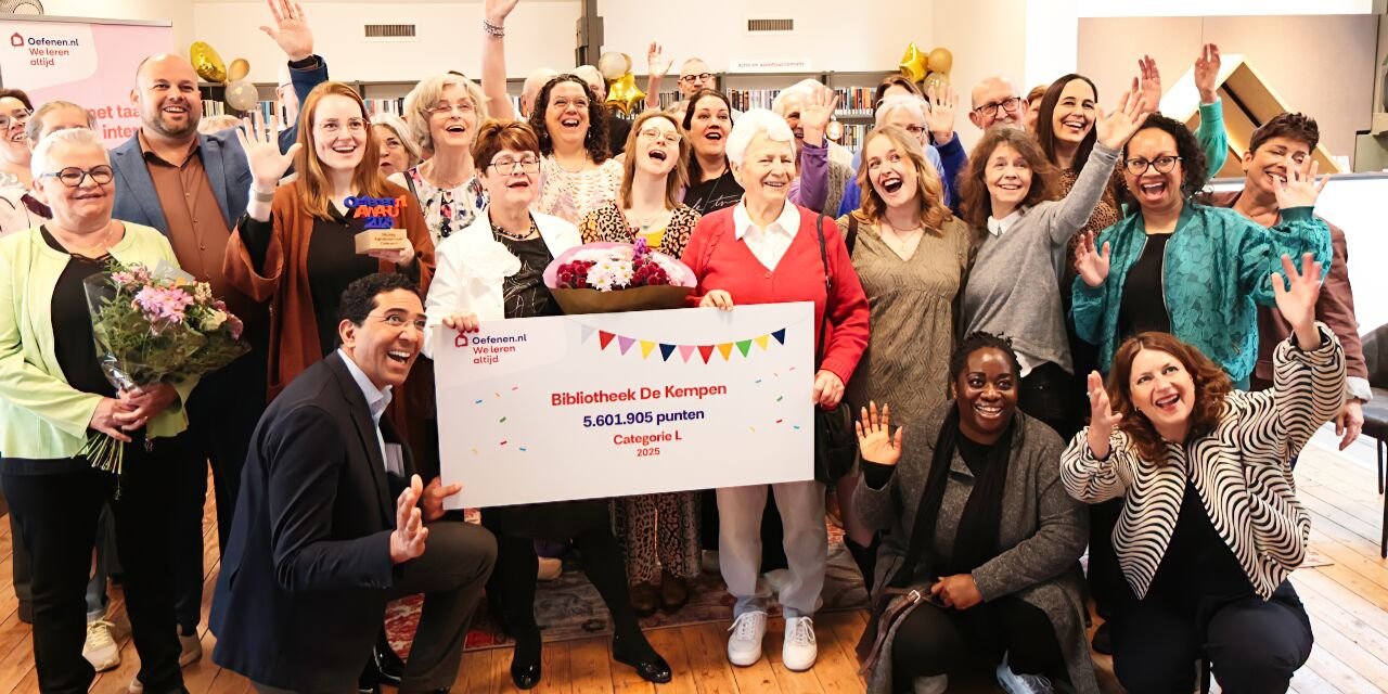 Foto: Bibliotheek De Kempen wint opnieuw landelijke award Oefenen.nl