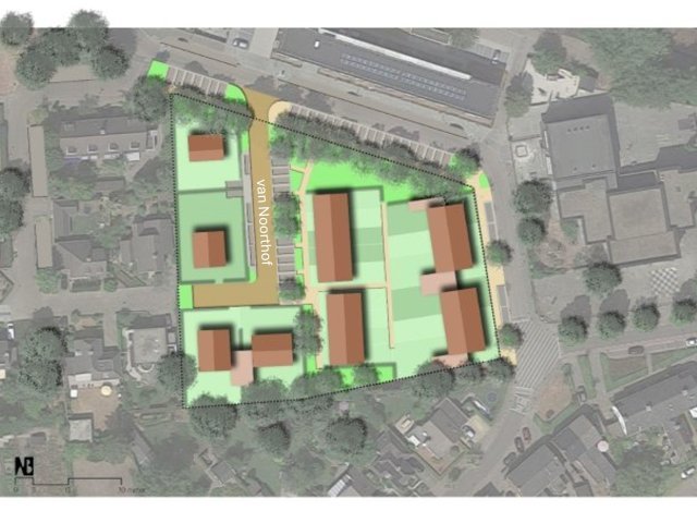 Foto: Straatnaam ‘van Noorthof’ in plangebied Amundsenstraat Valkenswaard