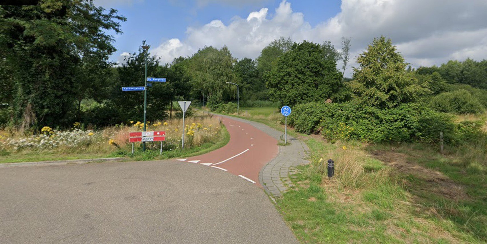 Foto: Rioleringswerkzaamheden bij fietspad De Voort