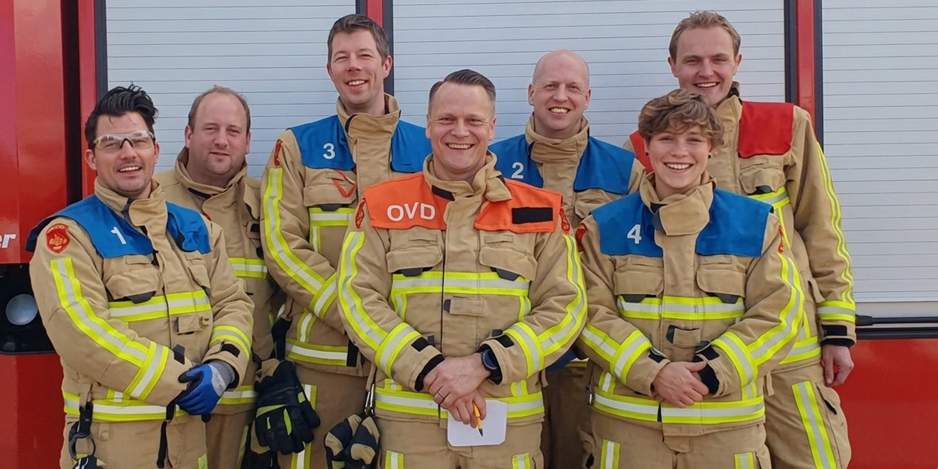 Foto: Brandweer Heeze pakt knappe derde plek bij provinciale Brandweervaardigheidstoets in Geldrop