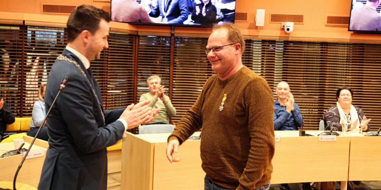 Foto: Koninklijke onderscheiding voor Dennis Keuten