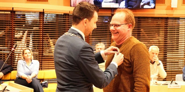 Foto: Koninklijke onderscheiding voor Dennis Keuten