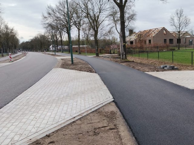 Foto: Heikantstraat Waalre weer open vanaf 4 april