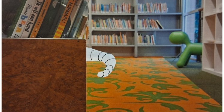 Foto: 14 april: Boekenwurm brengt jeugdtheater in Bibliotheek Valkenswaard