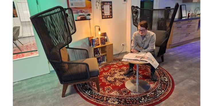 Foto: Jongerencampus Budel haalt de bibliotheek in huis