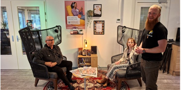 Foto: Jongerencampus Budel haalt de bibliotheek in huis