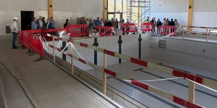 Foto: Nieuw multifunctioneel zwembad in Eersel krijgt steeds meer vorm