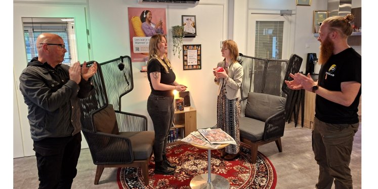 Foto: Jongerencampus Budel haalt de bibliotheek in huis