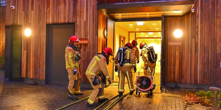 Foto: Brand in crematorium Heeze snel onder controle