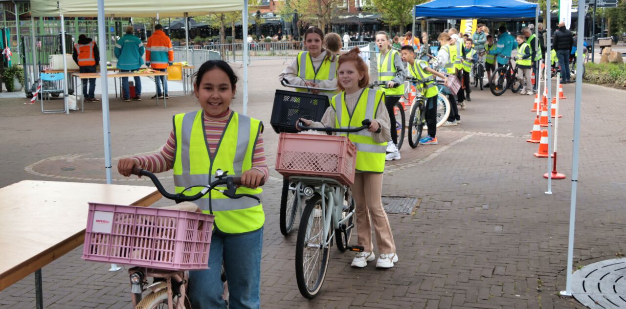 Foto: Verkeersexamen Valkenswaardse basisscholieren