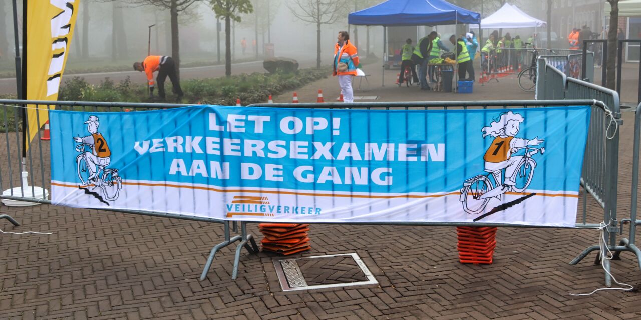 Foto: Verkeersexamen Valkenswaardse basisscholieren