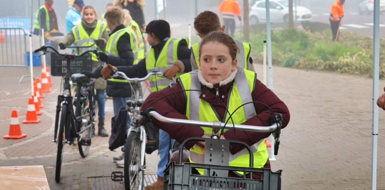 Foto: Verkeersexamen Valkenswaardse basisscholieren