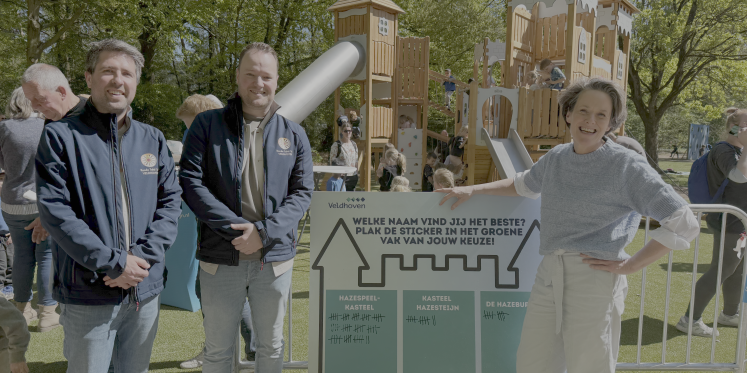 Foto: Hazespeel-Kasteel bij kinderboerderij De Hazewinkel in Veldhoven feestelijk geopend