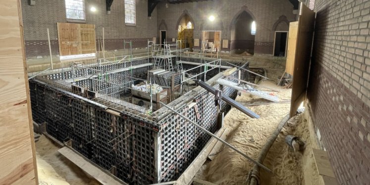 Foto: Verbouwing Hart van Steensel in volgende fase beland