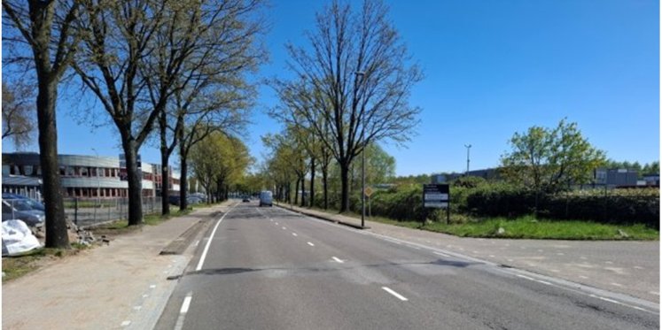 Foto: Afsluiting De Vest voor asfaltonderhoud