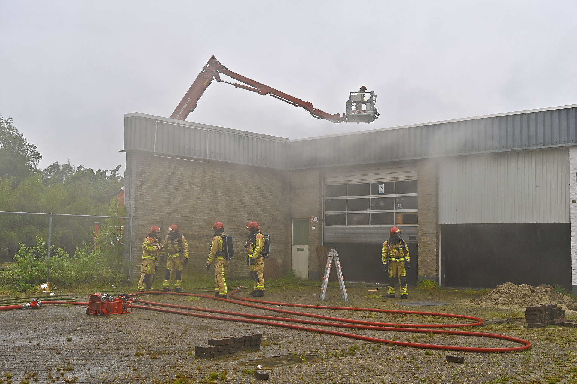 Foto: Brand leegstaand pand snel onder controle