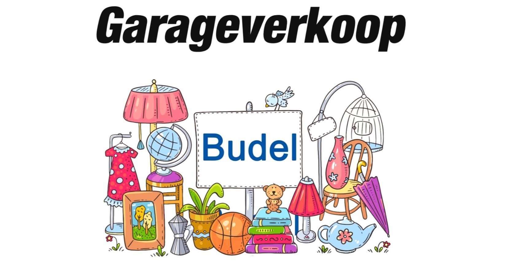 Foto: 7 juni: Garageverkoop Budel