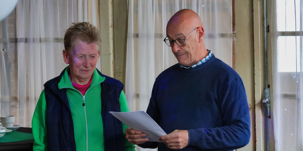 Foto: Gemeentelijke vrijwilligerspenning voor Astrid Peeters