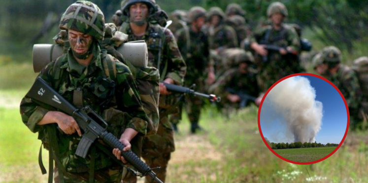 Foto: Defensie hervat oefeningen met explosieven in natuurgebieden, maar met beperkingen