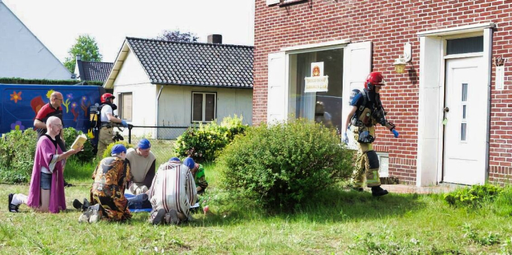 Foto: Brandweerwedstrijd Maarheeze bracht realistisch en verrassend scenario