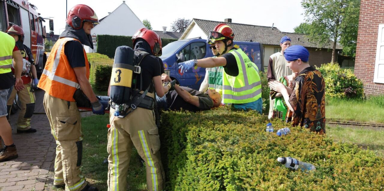 Foto: Brandweerwedstrijd Maarheeze bracht realistisch en verrassend scenario
