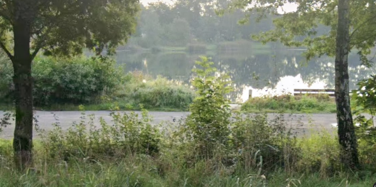 Foto: Waarschuwingsborden bij visvijver Molenheide door gemeente Reusel-De Mierden leiden tot kritiek van visvereniging