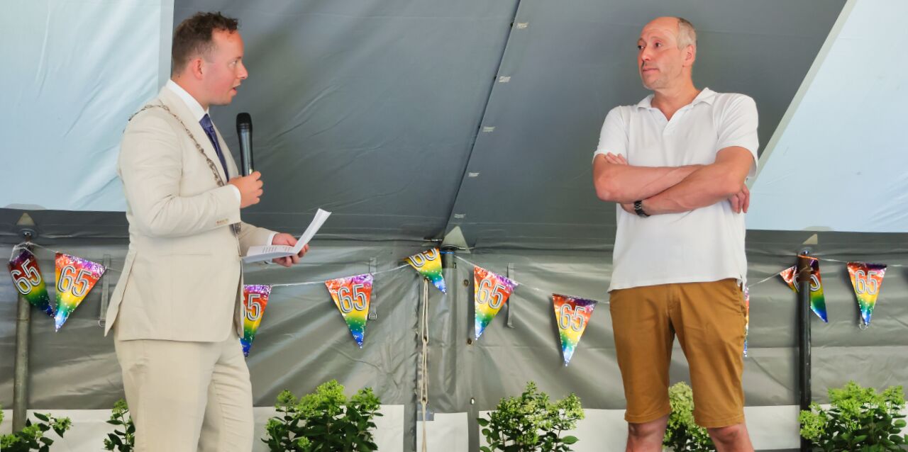 Foto: Koninklijke Onderscheiding voor Jack Spoorenberg