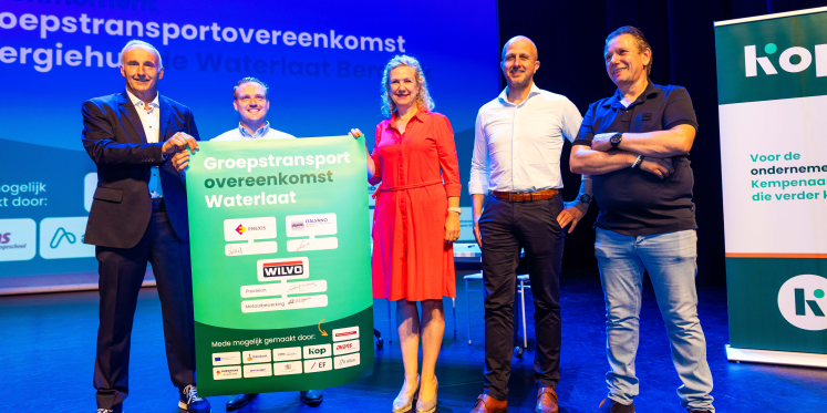 Foto: Eerste energiehub van Bergeijk officieel van start, bedrijven werken samen om netcongestie aan te pakken