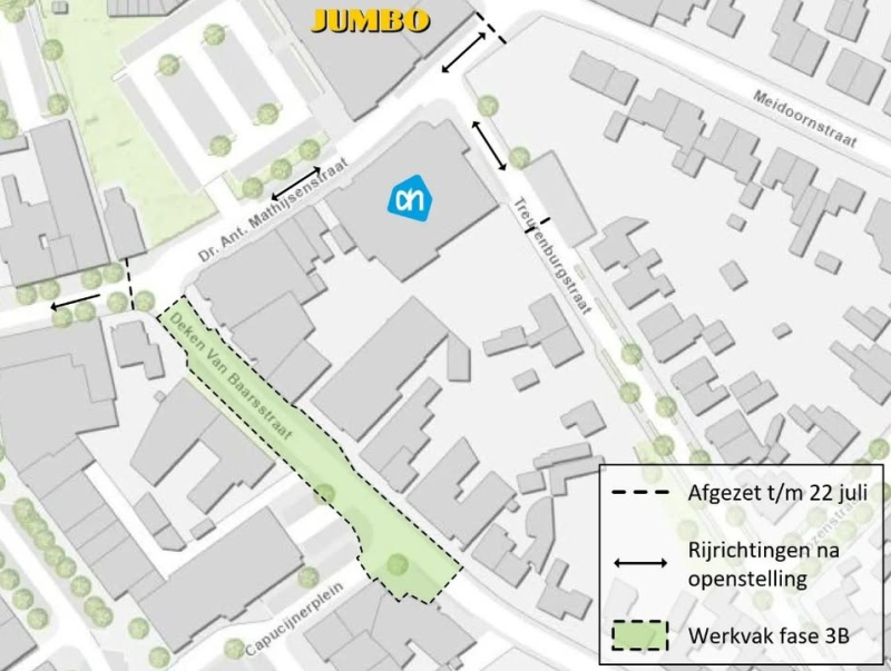 Foto: Dr. Anton Mathijsenstraat in Budel weer open vanaf 22 juli