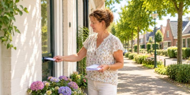 Foto: Initiatief 'Rouwpostmaatje' wil bezorging rouwkaarten in Heeze, Leende en Sterksel organiseren