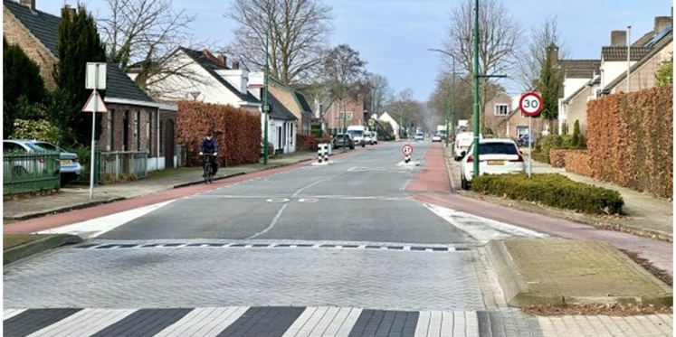 Foto: Voorbereiding herinrichting Geldropseweg in Heeze gestart